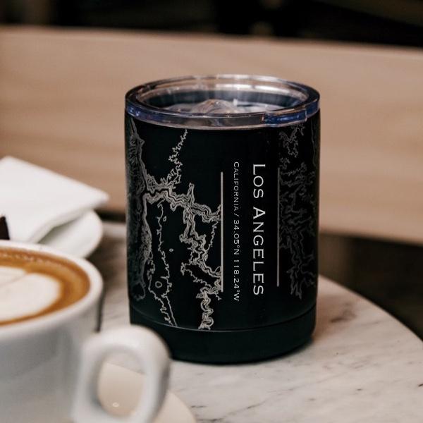 Los Angeles - California Map Insulated Cup