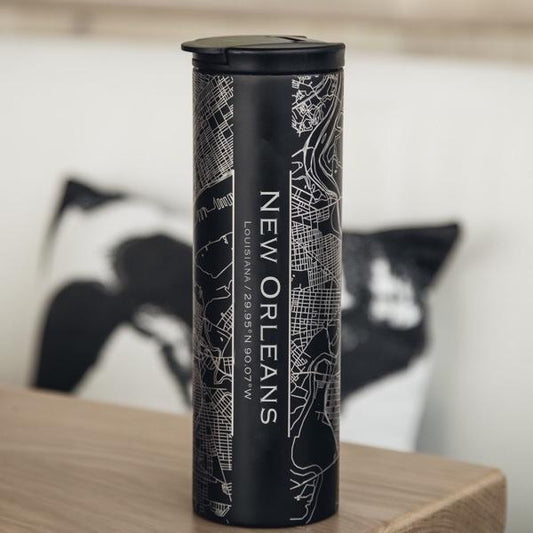 New Orleans - Louisiana Map Tumbler